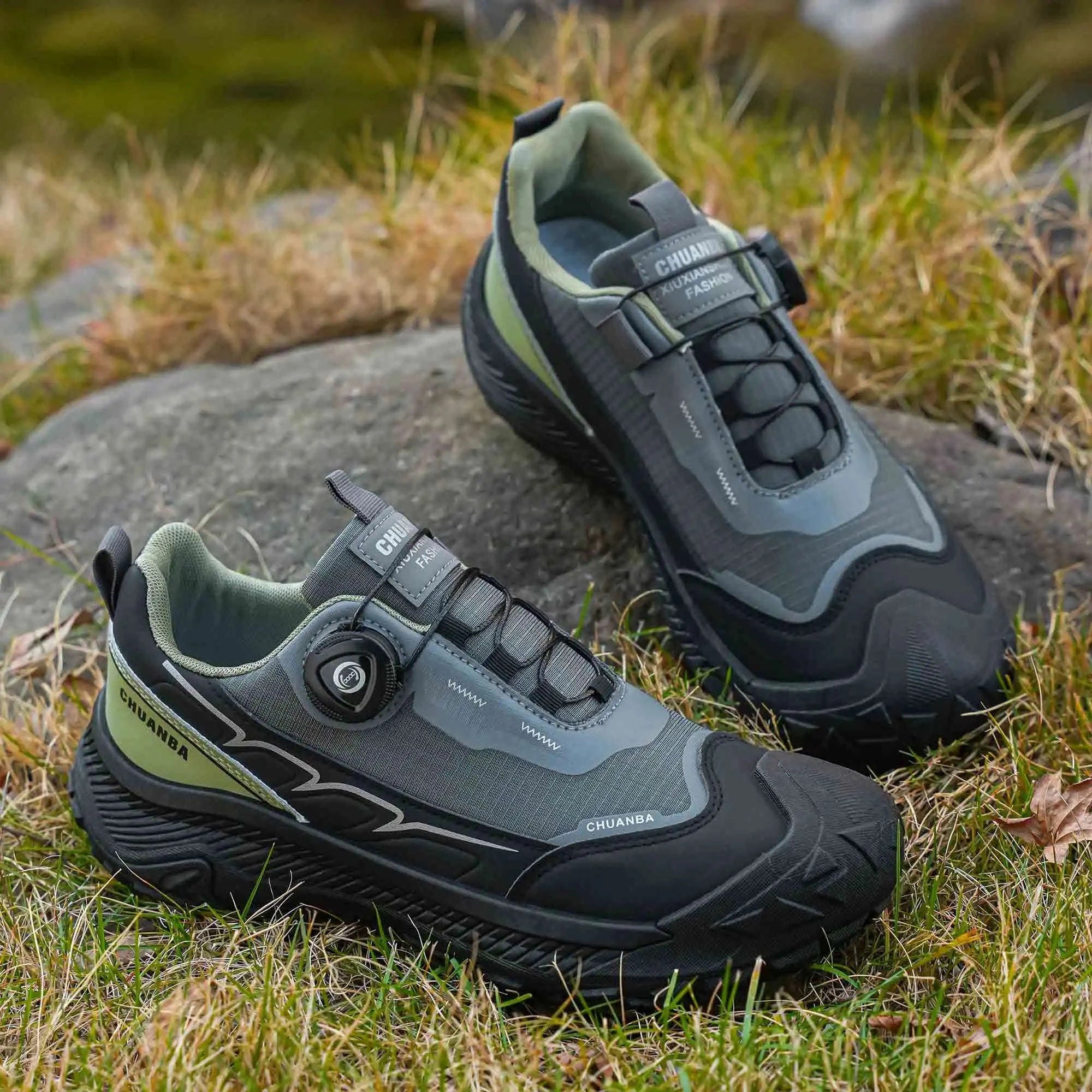 Men's Lightweight Casual Outdoor Shoes-GRAY / 47