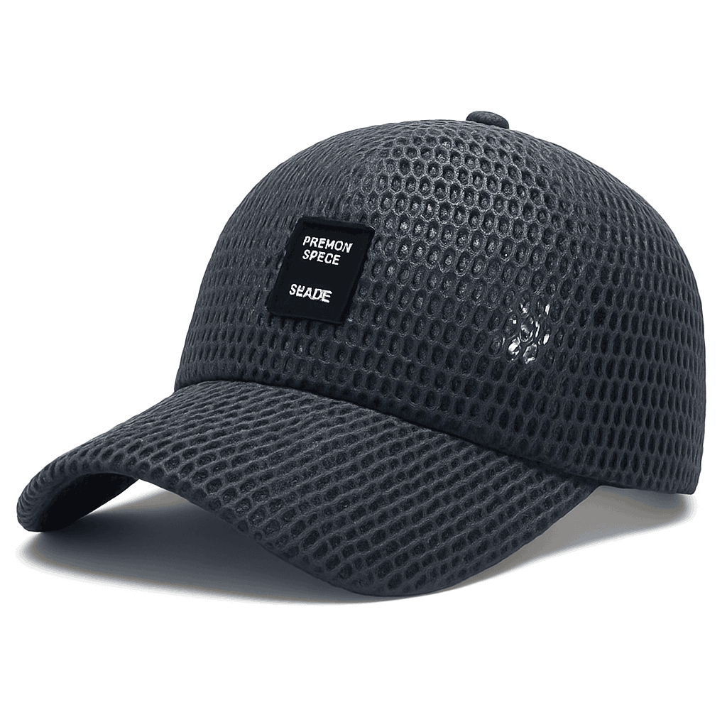 Men's Mesh Baseball Cap for Breathable Summer Comfort-Navy Blue