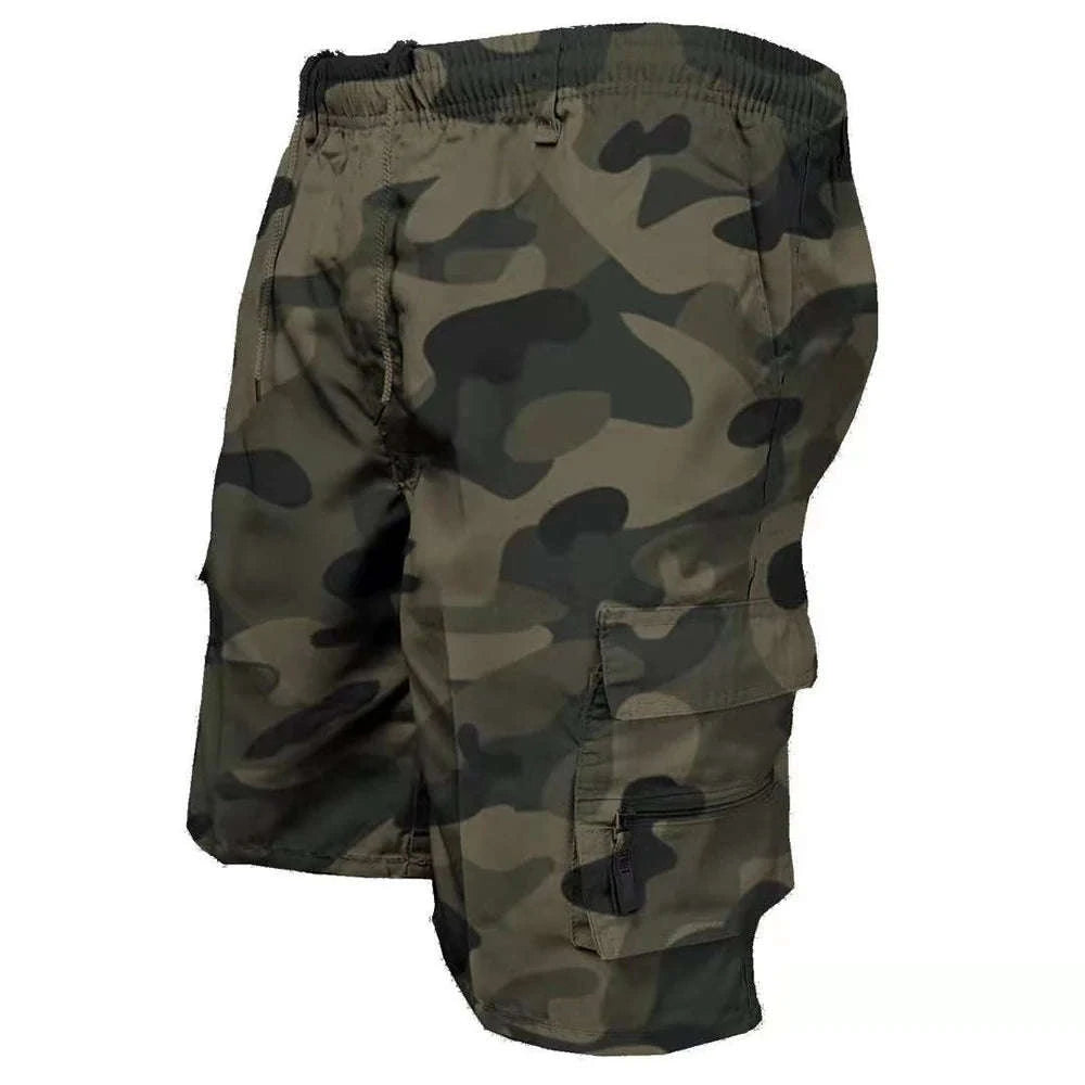 Men's Multi-Pocket Casual Shorts-4 / United States / M