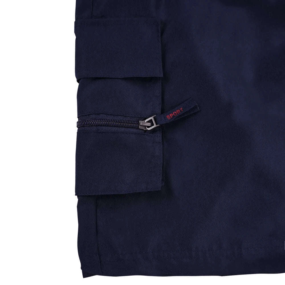 Men's Multi-Pocket Casual Shorts-4 / United States / M
