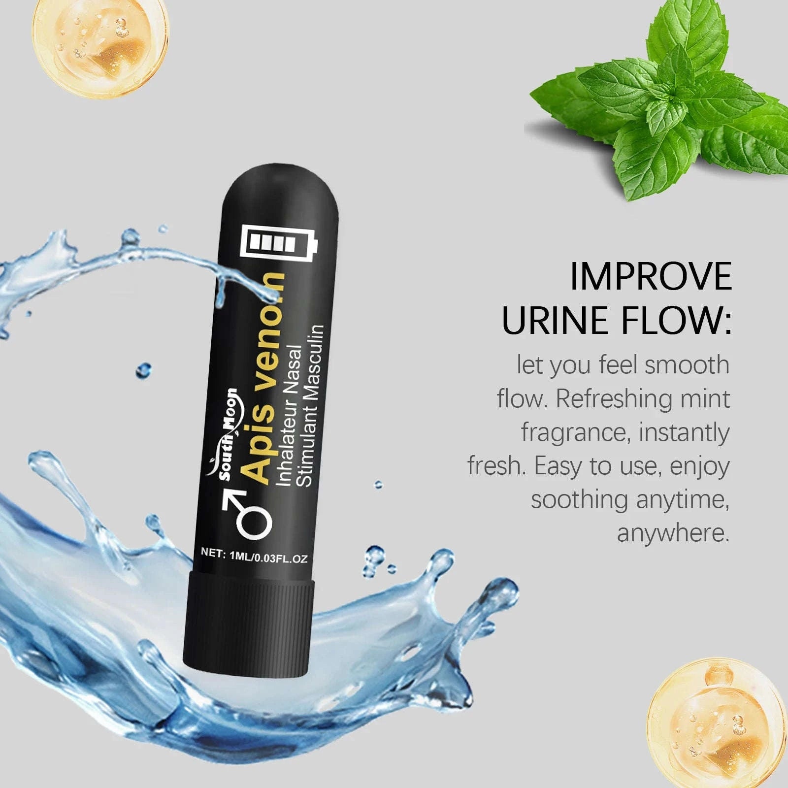 Men's Nasal Sniffing Stick for Gentle Daily Relief-1PC