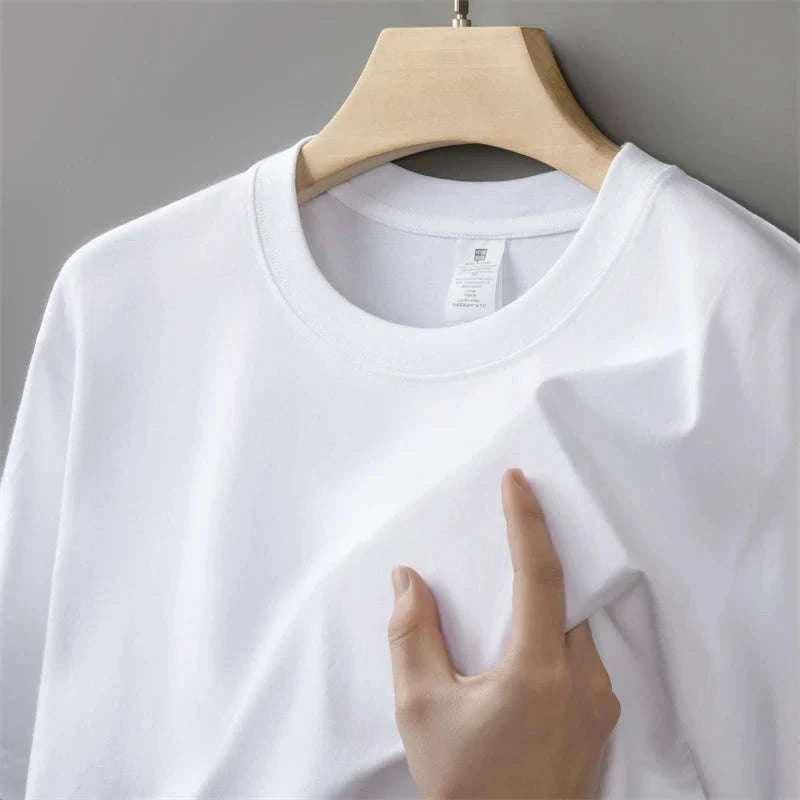 Men's Oversized Heavyweight T-Shirt for Daily Comfort-black / 4XL