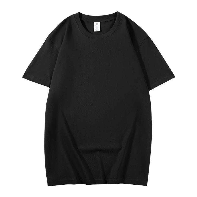 Men's Oversized Heavyweight T-Shirt for Daily Comfort-black / 4XL