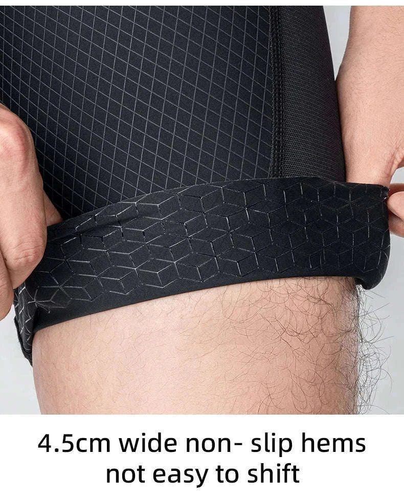 Men’s Padded Cycling Shorts Quick-Dry Breathable Bike Tights-YDDK004-1 / Asia S(EUR XS)