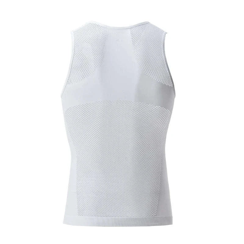 Men’s Quick-Dry Cycling Base Layer Vest Breathable Sleeveless Undershirt-Asia M(EUR S)
