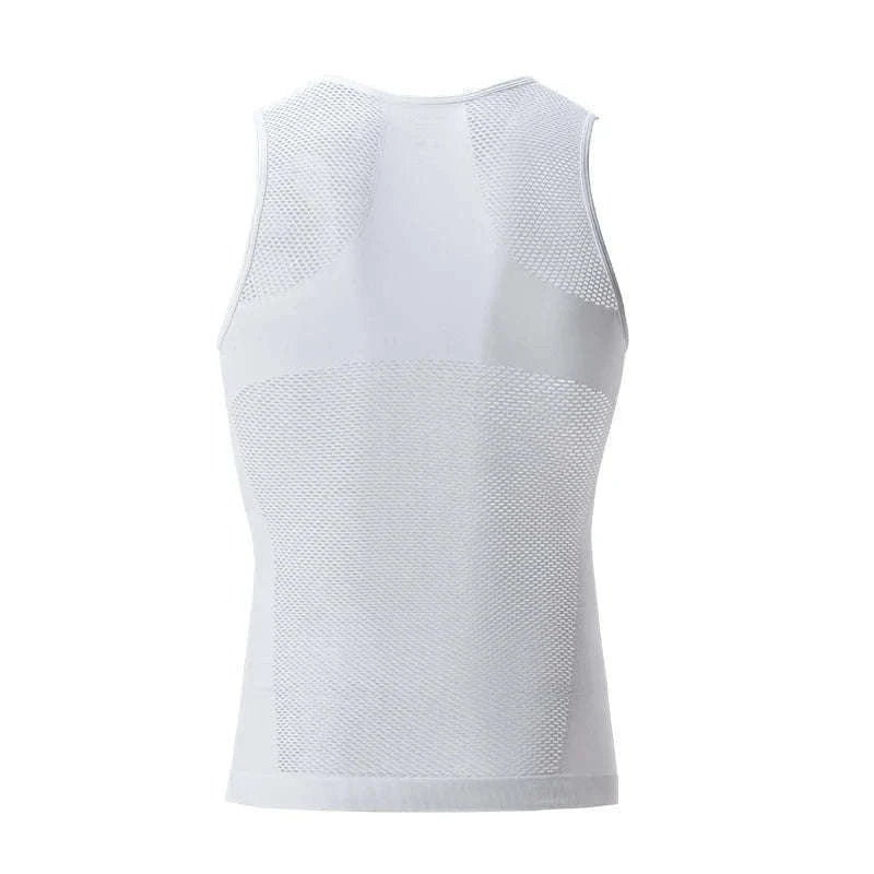 Men’s Quick-Dry Cycling Base Layer Vest Breathable Sleeveless Undershirt-Asia M(EUR S)