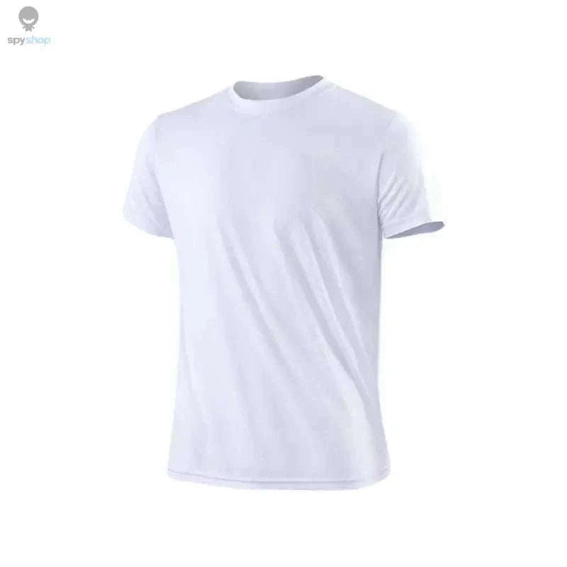 Men's Quick Dry Gym T-Shirt for Dry, Unrestricted Training-GRAY / L
