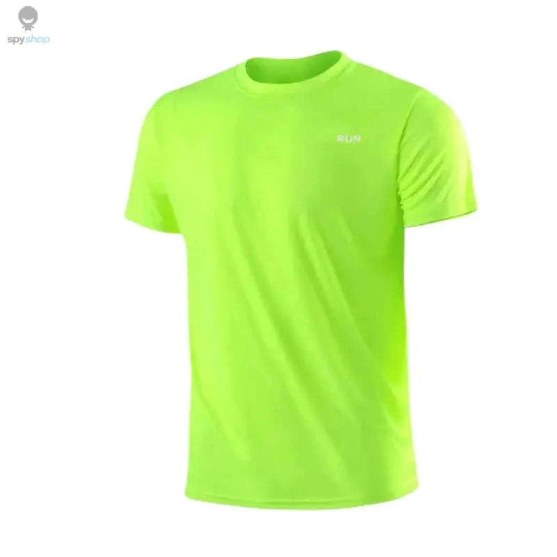 Men's Quick Dry Gym T-Shirt-GRAY / L