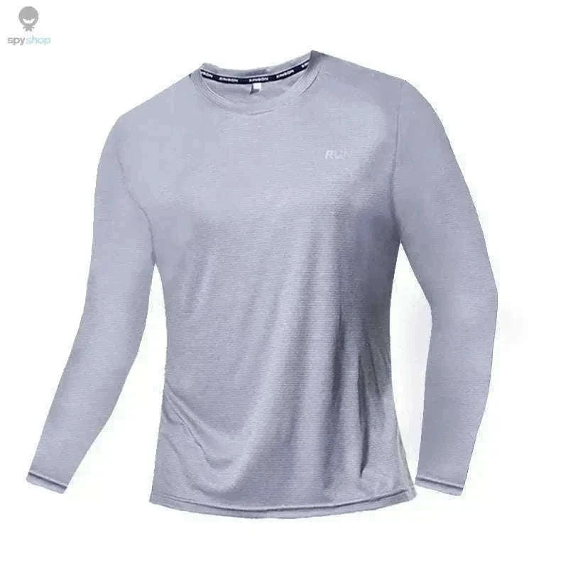Men's Quick-Dry Ice Silk T-Shirt for Training and Outdoor Wear-Purple / Asian size 5XL / CHINA