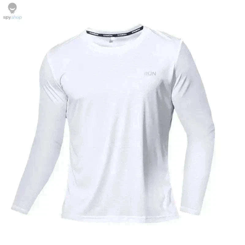 Men's Quick-Dry Ice Silk T-Shirt for Training and Outdoor Wear-Purple / Asian size 5XL / CHINA