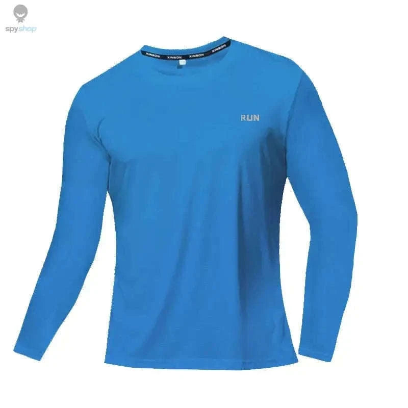 Men's Quick-Dry Ice Silk T-Shirt for Training and Outdoor Wear-Purple / Asian size 5XL / CHINA