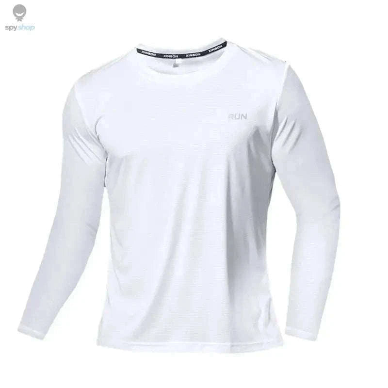 Men's Quick-Dry Ice Silk T-Shirt for Training and Outdoor Wear-Purple / Asian size 5XL / CHINA