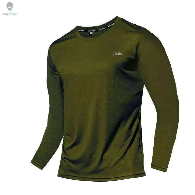 Men's Quick-Dry Ice Silk T-Shirt for Training and Outdoor Wear-Purple / Asian size 5XL / CHINA