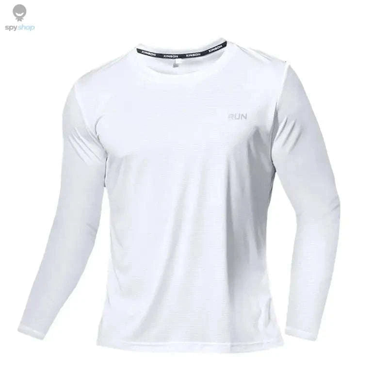 Men's Quick-Dry Ice Silk T-Shirt-Purple / Asian size 5XL / CHINA