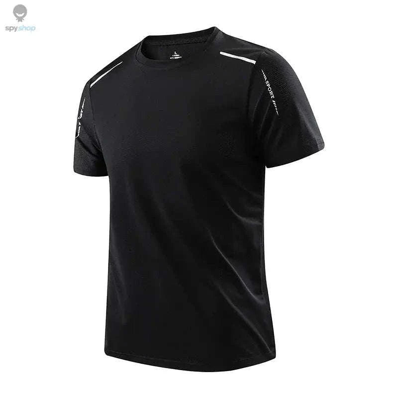 Men’s Quick Drying Sports Tee for Hot-Weather Training-Navy / 5XL(90-100kg)