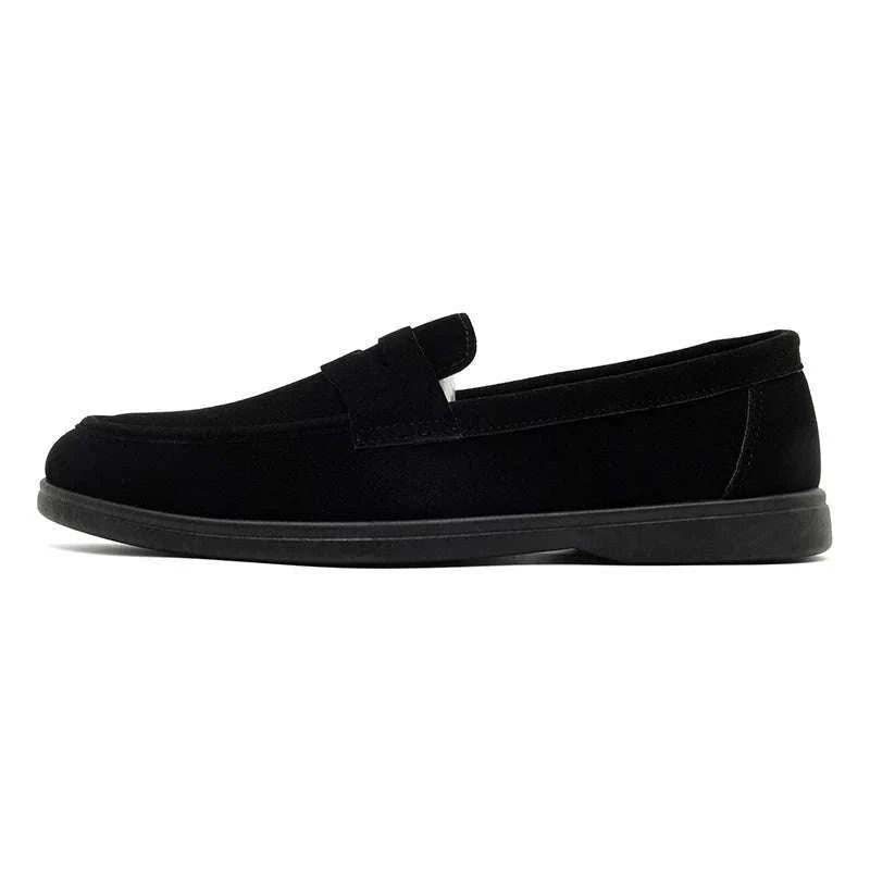 Men's Slip-On Loafers Lightweight Breathable Casual Walking Shoes-Khaki / 42 / China Mainland