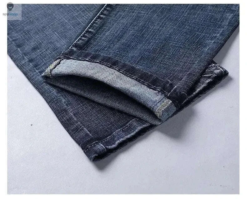 Men's Stretch Denim Jeans, Slim Straight Mid-Rise Fit-black / 30