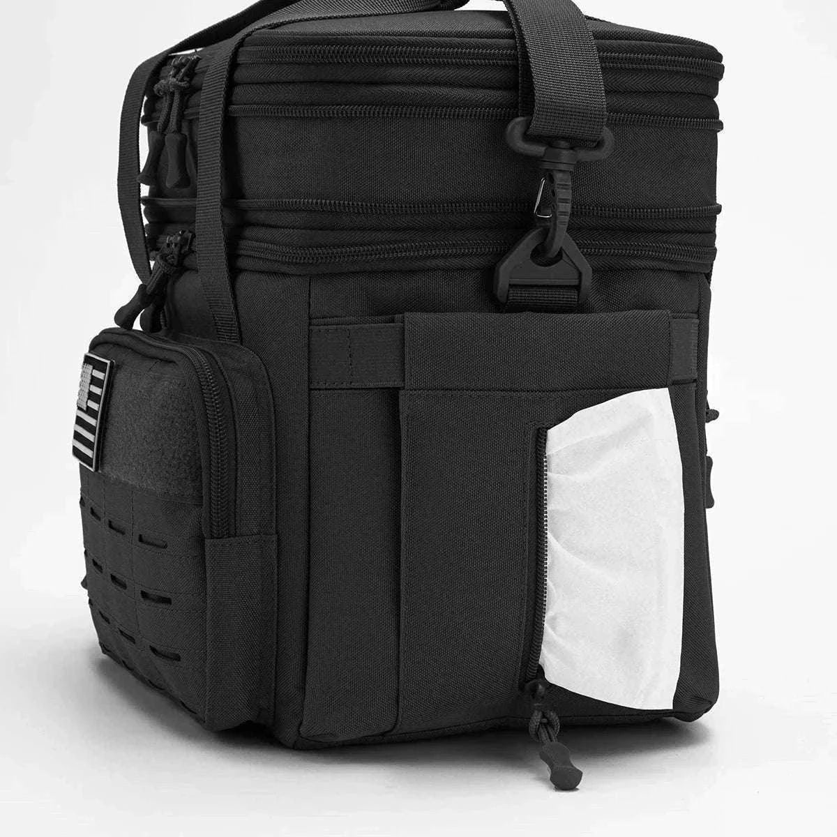 Men's Tactical Expandable Insulated Cooler Bag 18L Leak Proof Lunch Bag-