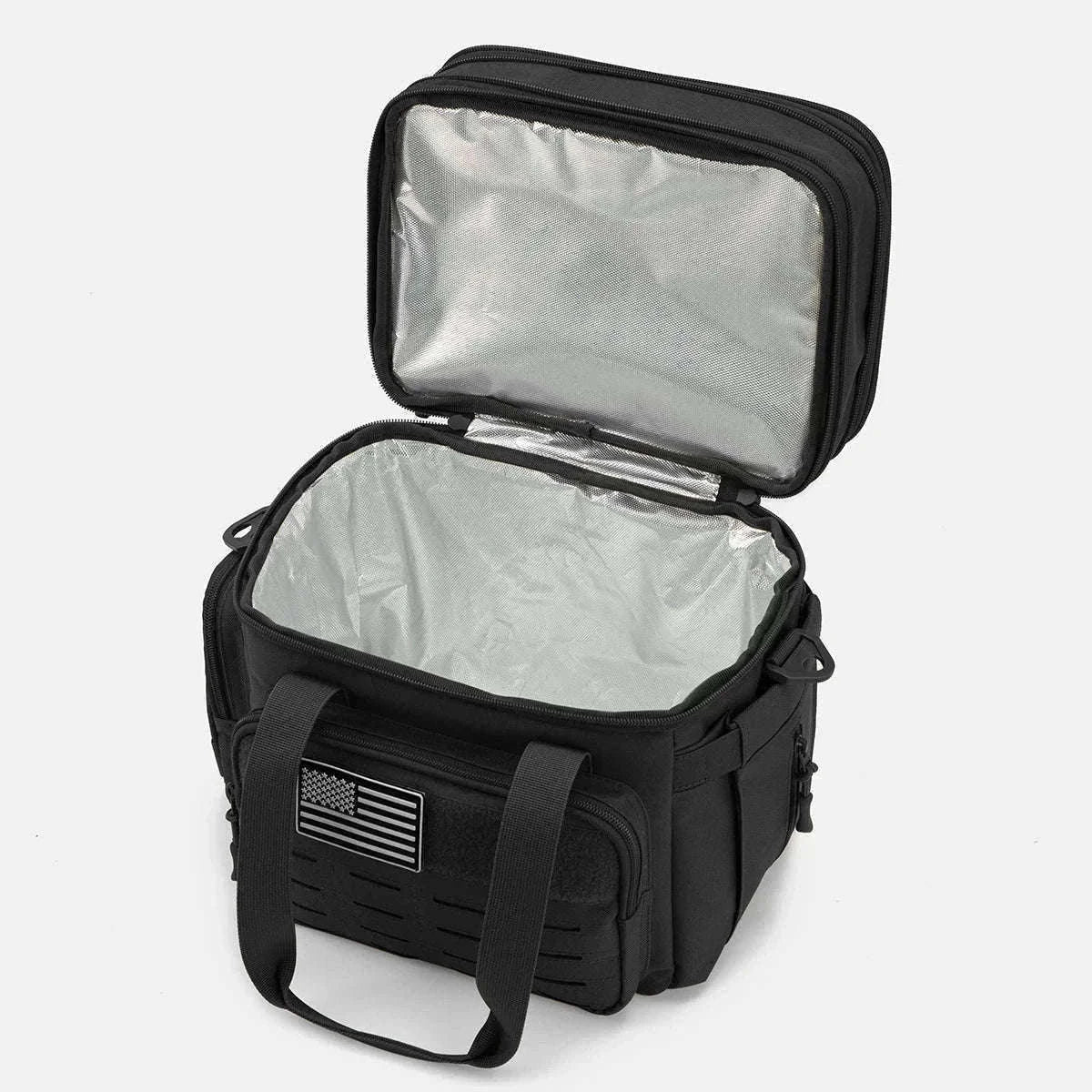 Men's Tactical Expandable Insulated Cooler Bag 18L Leak Proof Lunch Bag-army green / Poland