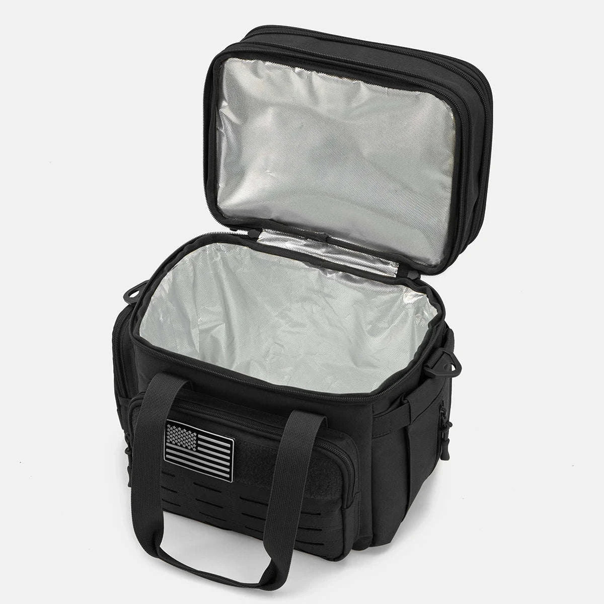 Men's Tactical Expandable Insulated Cooler Bag 18L Leak Proof Lunch Bag-army green / Poland