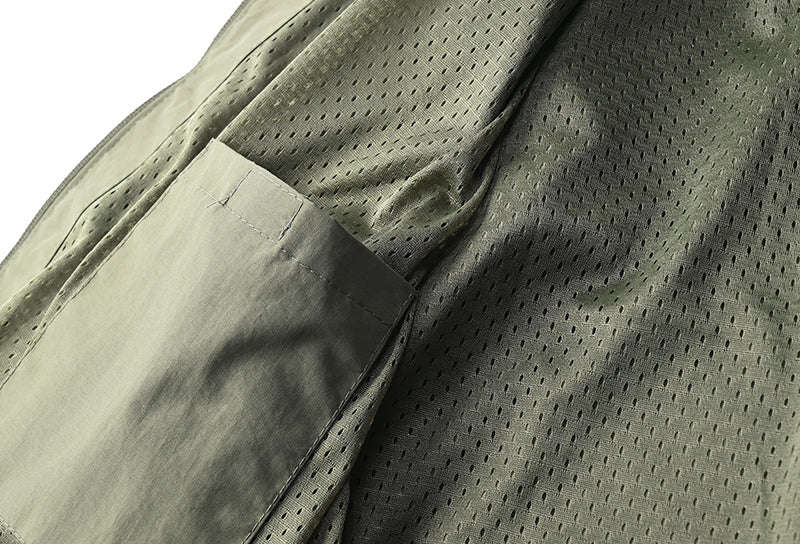 Men's Tactical Jacket – Waterproof Hooded Windbreaker for Outdoor Performance-army green / XXL / Pack of 1