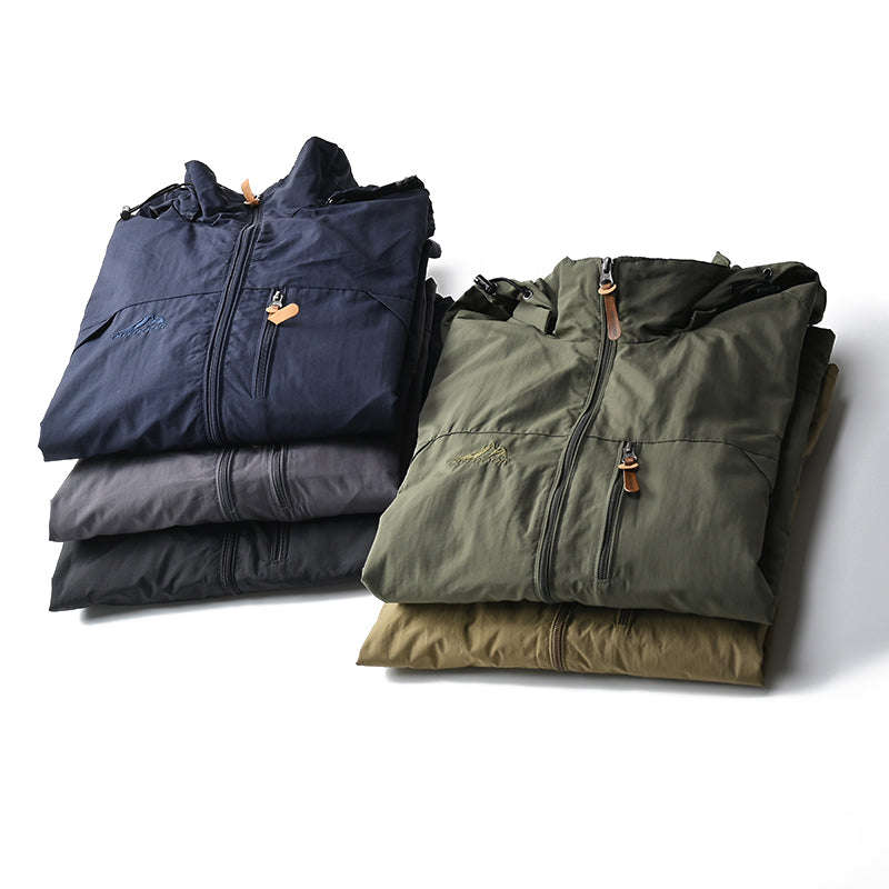 Men's Tactical Jacket – Waterproof Hooded Windbreaker for Outdoor Performance-army green / XXL / Pack of 1