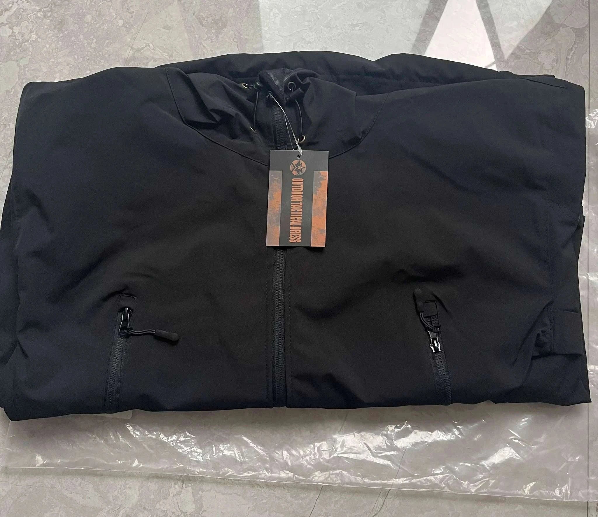 Men’s Tactical Waterproof Soft Shell Jacket with Hood – Windproof-Green SYP888 / M 57-65KG