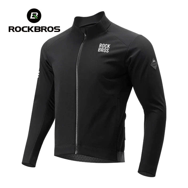 Men’s Thermal Cycling Jacket Windproof Fleece Bike Coat-YDWT007 / Asian S(EUR XS)