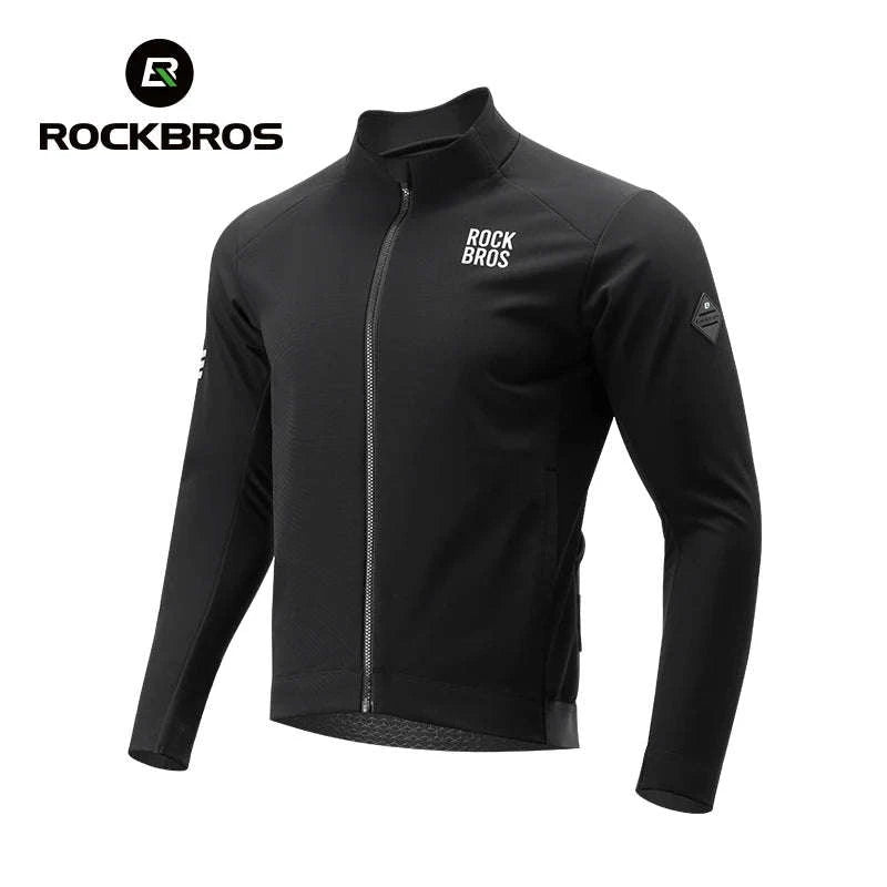 Men’s Thermal Cycling Jacket Windproof Fleece Bike Coat-YDWT007 / Asian S(EUR XS)