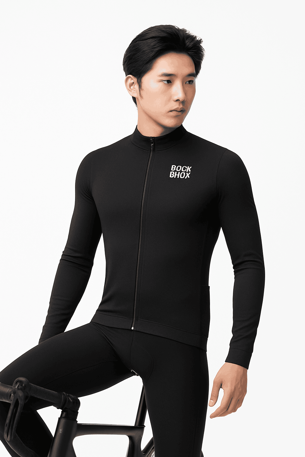 Men’s Thermal Cycling Jersey Windproof Fleece for Cold Weather Riding-YDWT006-1bl / Asian 3XL(EUR 2XL)