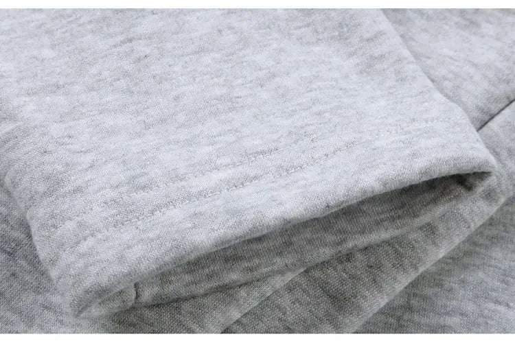 Men's Thermal T-Shirt — Fleece Lined Long-Sleeve Base Layer-Light Grey / 2XL 65-75KG