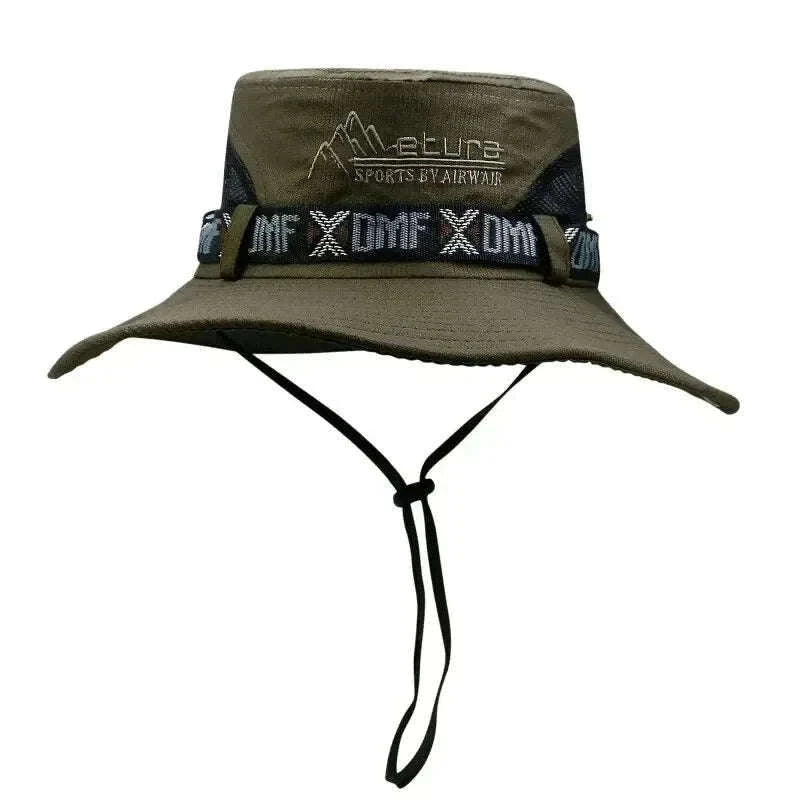 Men's UV Protection Bucket Hat-One Size / Khaki