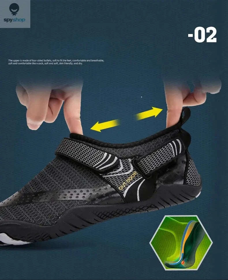 Men's Water Wading Shoes-Black / 42