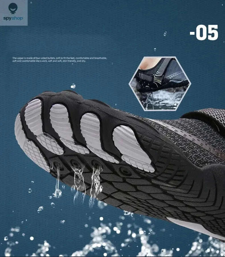 Men's Water Wading Shoes for Steady Grip and Wet Comfort-gray / 46