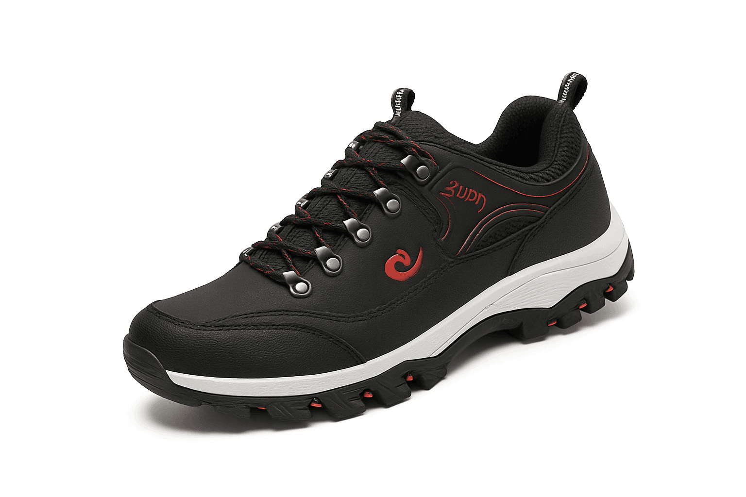 Men's Waterproof Anti-Slip Leather Hiking Shoes-692--Yellow / 46
