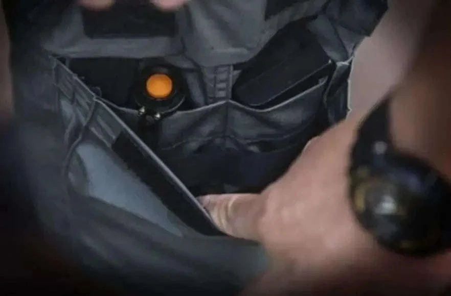 Men’s Waterproof Tactical Pants with Multi‑Pocket Cargo Design-Khaki / XL