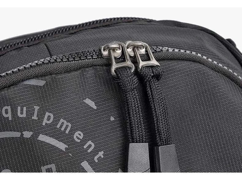 Men's Waterproof Travel Backpack with Multi‑Pocket Design-Grey(Large)