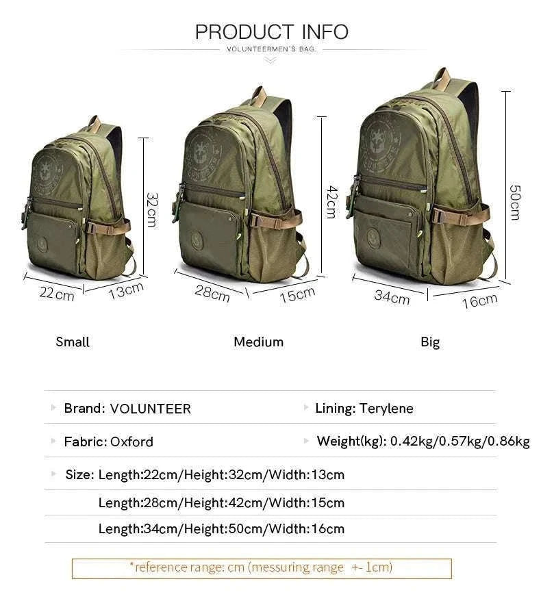 Men's Waterproof Travel Backpack with Multi-Pocket Storage-Grey(Large)