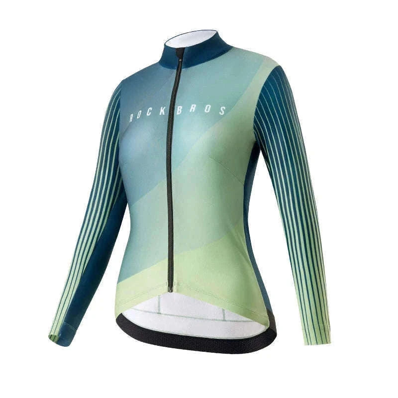 Men’s Windproof Thermal Cycling Jersey for Cold Weather Riding-WOMEN-B / Asian XS(EUR XXS)