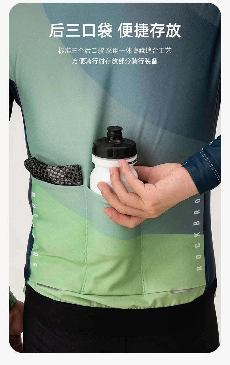 Men’s Windproof Thermal Cycling Jersey for Cold Weather Riding-WOMEN-B / Asian XS(EUR XXS)