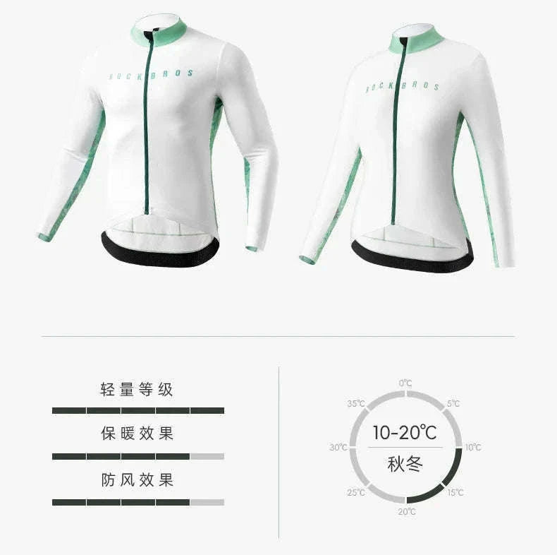 Men’s Windproof Thermal Cycling Jersey for Cold Weather Riding-WOMEN-B / Asian XS(EUR XXS)