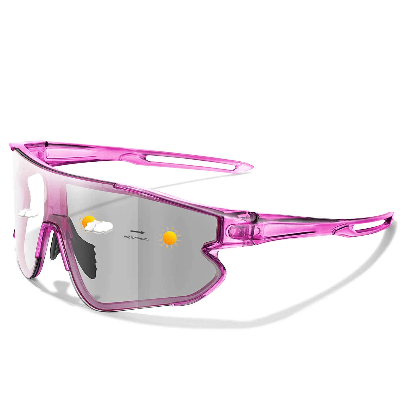 Men Women Photochromic Motorcycle Glasses for Outdoor Sports-AQ16 / China Mainland