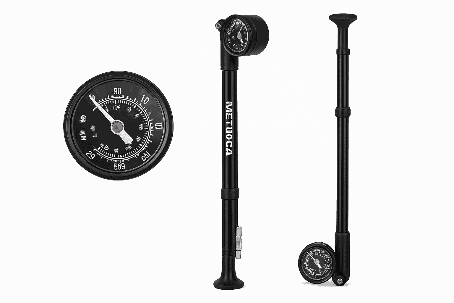 MEROCA 300psi MTB Shock Pump with Pressure Gauge-300PSI Pump 1Pcs