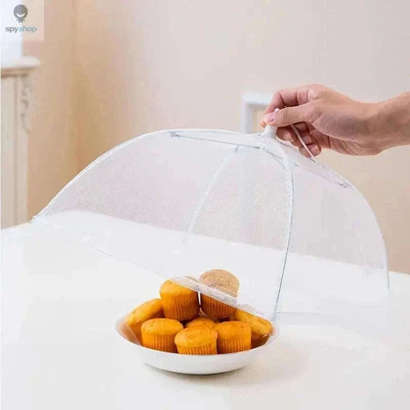 Mesh Food Cover for Pest-Free Indoor and Outdoor Meals-WHITE-3PCS / 43x43x22cm