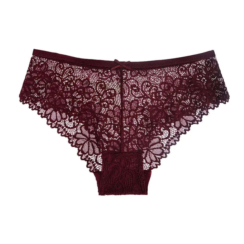 Mesh Lace Panties Set – 5 Pack-3004 / XXL(80-90kg) / 5pcs
