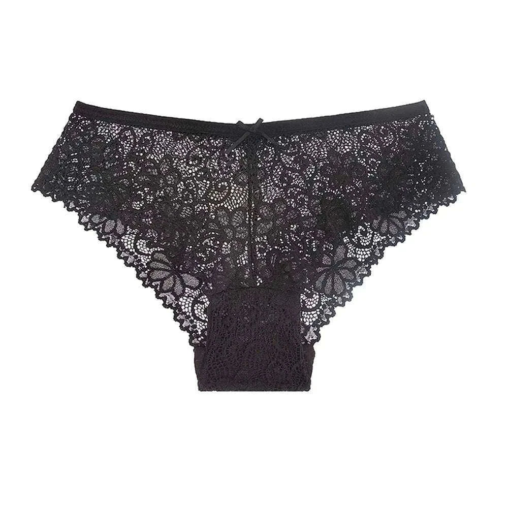 Mesh Lace Panties Set 5 Pack for Everyday Comfort-3004 / XXL(80-90kg) / 5pcs