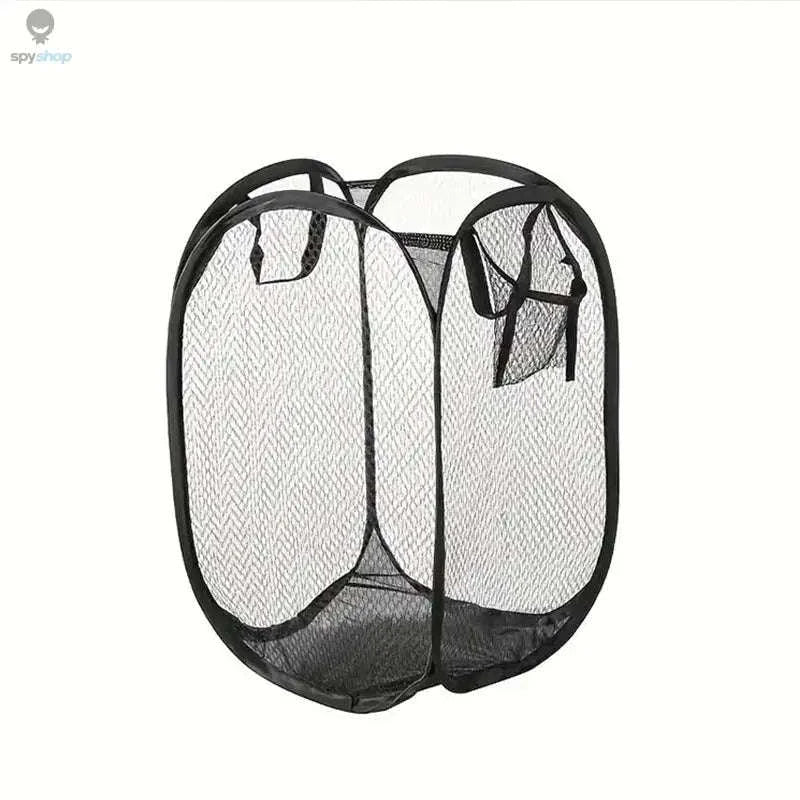 Mesh Pop-Up Laundry Basket – Foldable, Breathable, Space-Saving Storage-2pcs