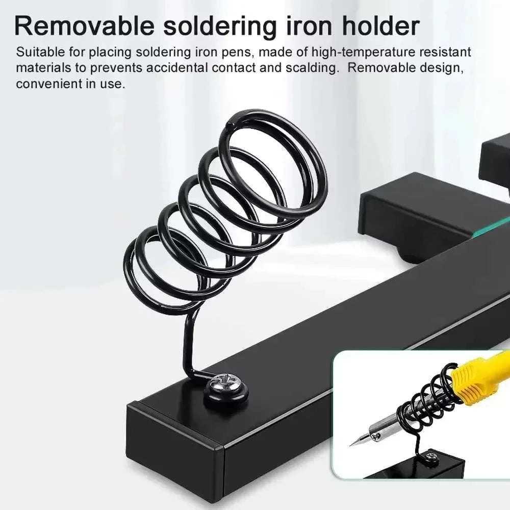 Metal 360° Rotation Adjustable PCB Holder Jig Soldering Stand Clamp-1 set / China Mainland