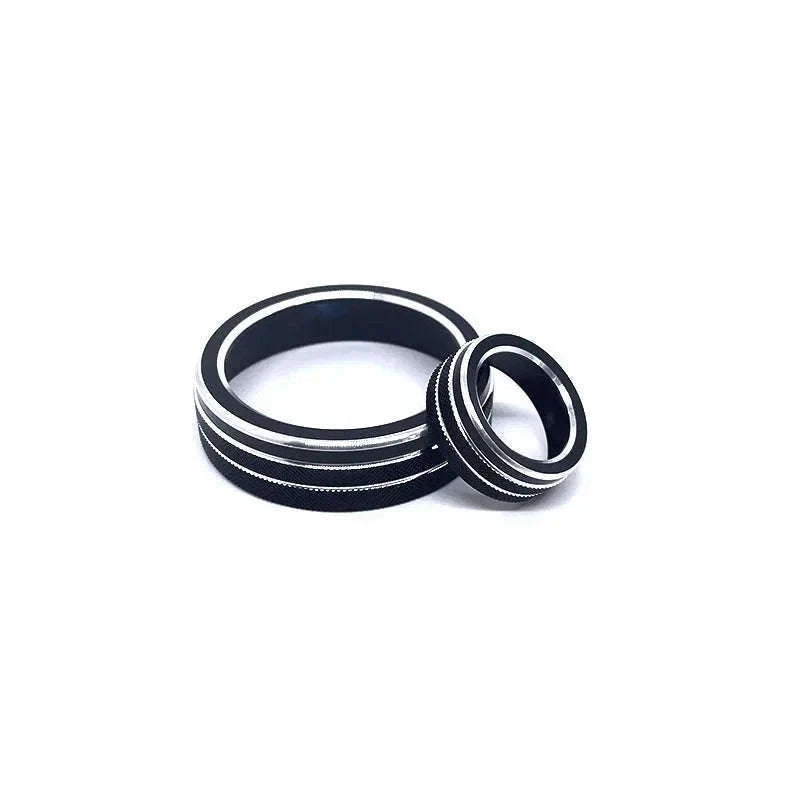 Metal Center Console Volume Knob Trim Ring for Audi A3 S3-Australia / Silver