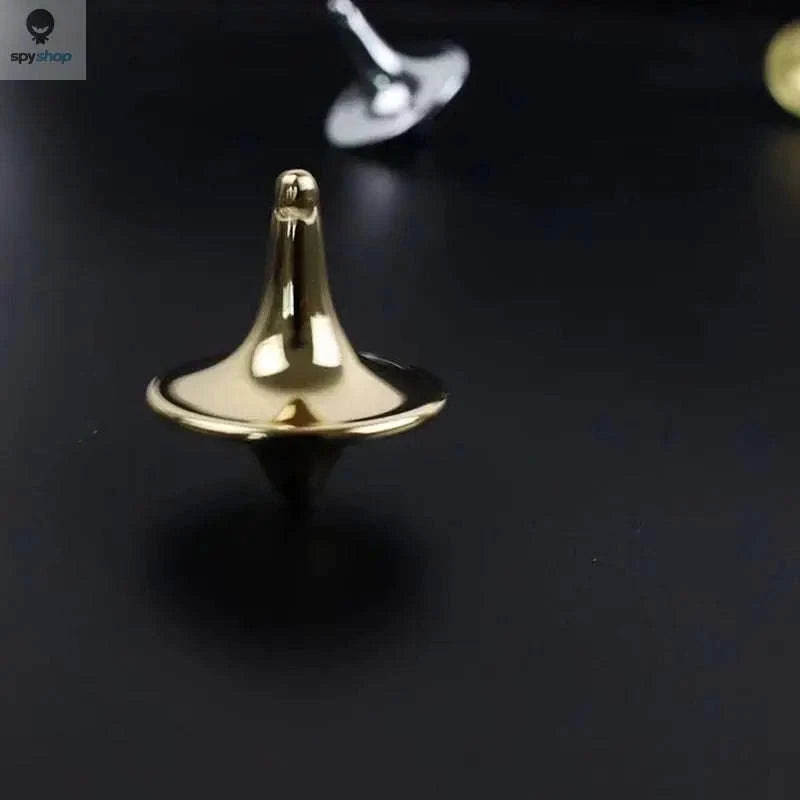 Metal Gyro Spinning Top – Precision Balance, Long Spin, Stress Relief-Black